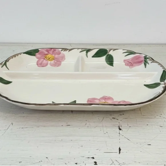 Franciscan Desert Rose relish dish plate - Picture 9 of 15